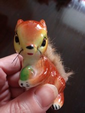 Vintage ceramic squirrel for sale  NEWPORT
