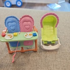 Cadeira alta dupla e assento de carro Fisher-Price Loving Family casa de bonecas bebê duplo comprar usado  Enviando para Brazil
