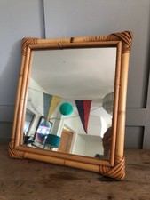 Vintage bamboo mirror for sale  ELY