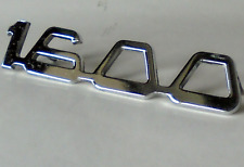 Usado, 1600 Fiat Lancia emblema de carro emblema Scritta original metal cromado comprar usado  Enviando para Brazil