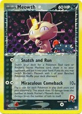 Rocket's Meowth - 46/109 - Pokemon Ex Team Rocket Returns holográfico reverso LP, usado comprar usado  Enviando para Brazil