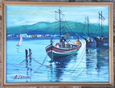 Tableau signé santili d'occasion  Toulon-