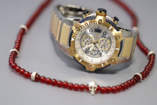 Invicta 28025 relógio masculino quartzo multifuncional mostrador prata com colar, usado comprar usado  Enviando para Brazil
