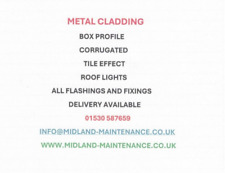 Metal roof sheets for sale  ASHBY-DE-LA-ZOUCH