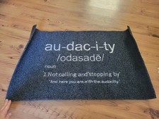 Audacity doormat black for sale  Apopka