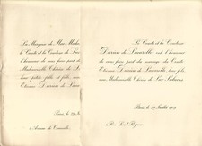 Paris 1909.faire part d'occasion  Villenave-d'Ornon