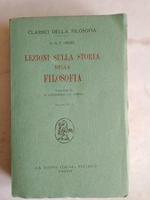 Hegel lezioni sulla usato  Frascati