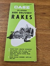 IHC Case side delivery rakes 200 Serie tractor Traktor Prospekt sales Brochure comprar usado  Enviando para Brazil
