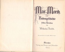 Busch max moritz gebraucht kaufen  Halle