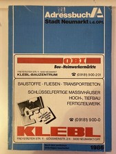 Adressbuch stadt neumarkt gebraucht kaufen  Burgthann