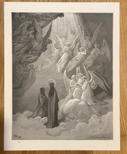 Gustave Dore - Gravura (1870).  O Canto dos Abençoados., usado comprar usado  Enviando para Brazil