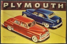 1950 plymouth brochure for sale  Olympia