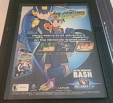 Mega Man Network Transmission anúncio impresso de videogame 2003 emoldurado 8,5X11 vintage  comprar usado  Enviando para Brazil