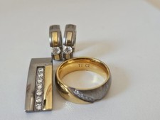 Titan gold schmuckset gebraucht kaufen  Freiburg im Breisgau