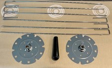 Rodas rotativas e peças de espetos destacáveis Grill Pro Rotisserie Shish Kebab, usado comprar usado  Enviando para Brazil