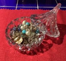 Beautiful glass trinket for sale  Hanford