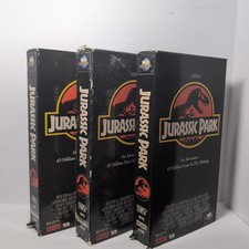Fita VHS Jurassic Park 1993 Estrelada por Jeff Goldblum Laura Dern Clean Works Preta comprar usado  Enviando para Brazil