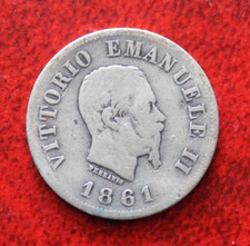 Centesimi 1861 zecca usato  Montione