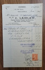 1947 laidlaw plumber for sale  HASTINGS