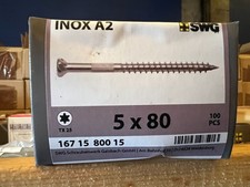 Zaunbauschrauben 5x80mm swg gebraucht kaufen  Lotte