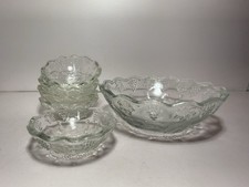 Antigo- U.S. Glass Co? Conjunto de mesa, bagas e brinquedo de vidro infantil Nursery Rhyme comprar usado  Enviando para Brazil