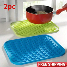 Usado, Tapete de silicone rebite resistente ao calor suporte para panela antiderrapante almofada para cozinha comprar usado  Enviando para Brazil