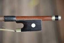 Old FRENCH VIOLIN BOW, BAZIN signed TOURTE in 1920, "France Archets" certificate comprar usado  Enviando para Brazil