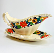 Barco de molho Adams Royal Ivory Titian Ware MAYTIME pintado à mão Inglaterra década de 1920, usado comprar usado  Enviando para Brazil