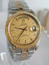 Relógio masculino automático Tudor Prince Date Day 76213 mostrador especial Tudor 36mm comprar usado  Enviando para Brazil