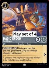 Vassoura mágica - Limpador aéreo 185/204⚙️Play setof 4⚙️Lorcana Ursula's Return comprar usado  Enviando para Brazil