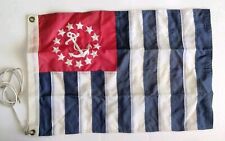 Bandeira de lona US Power Squadron 15x24" 13 estrelas clube náutico barco iate bandeira comprar usado  Enviando para Brazil