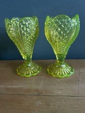 Uranium glass goblet for sale  CHIPPING NORTON