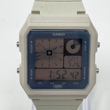 Relógio digital Casio unissex 32mm bege 3551 LF-20W alarme hora mundial data retrô 9" comprar usado  Enviando para Brazil