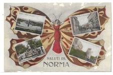 LATINA (907) - Saluti da NORMA (vedute su farfalla) - Fp/Vg 1917 comprar usado LATINA (907) - Saluti da NORMA (vedute su farfalla) - Fp/Vg 1917 comprar usado  Enviando para Brazil