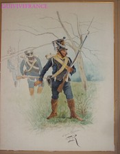 Grand dessin aquarellé d'occasion  Le Beausset