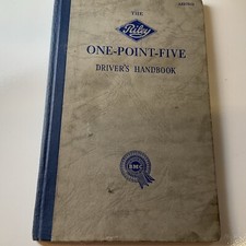 Handbook riley one for sale  HINCKLEY