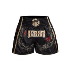Shorts Muay Thai Venum Santa Muerte 5.0 - Preto Escuro/Dourado comprar usado  Enviando para Brazil
