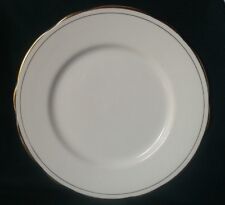 PRATO DE ALMOÇO DUQUESA ASCOTA OSSO PORCELANA INICIANTE OU PRATO DE SALADA EM BRANCO E DOURADO comprar usado  Enviando para Brazil