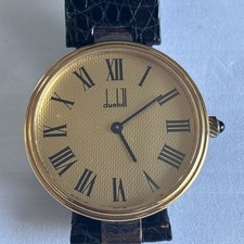 Dunhill watch gold for sale  LONDON