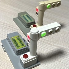 Semáforos Tomica Town 2 piezas señal de seguridad usada vintage con luces segunda mano  Embacar hacia Mexico