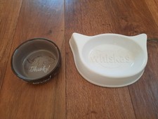Whiskas white ceramic for sale  SHREWSBURY
