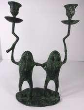 Verdigris metal candle for sale  Dekalb