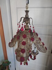 Vintage swag lamp for sale  East Leroy