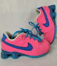 TÊNIS NIKE AIR SHOX 685841-614 TAMANHO 11C CRIANÇAS MENINAS ROSA QUENTE E AZUL COLORWAY LIMPO comprar usado  Enviando para Brazil