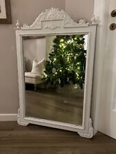 Specchio bianco shabby usato  Verona