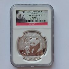 Usado, Moeda bullion 2012 China S10Y 1 Oz .999 prata panda primeiros lançamentos NGC MS69 comprar usado Usado, Moeda bullion 2012 China S10Y 1 Oz .999 prata panda primeiros lançamentos NGC MS69 comprar usado  Enviando para Brazil