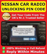 Usado, Código Rádio ✅ Nissan Qashqai Juke Micra Almera Nota Navara rápido dentro de minutos ✅ comprar usado  Enviando para Brazil