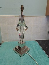 Crystal glass table for sale  LEEDS
