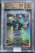 2012 Topps Chrome Russell Wilson autógrafo #/50 BGS 9.5 10 REFRATOR DE PRISMA AUTOMÁTICO comprar usado  Enviando para Brazil