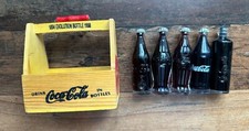 Mini Garrafas de Coca-Cola Vintage em Estojo de Madeira Raro Não é um kit! comprar usado  Enviando para Brazil